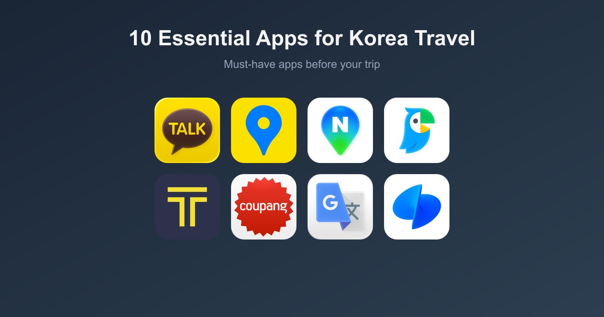 Essential Apps for Korea