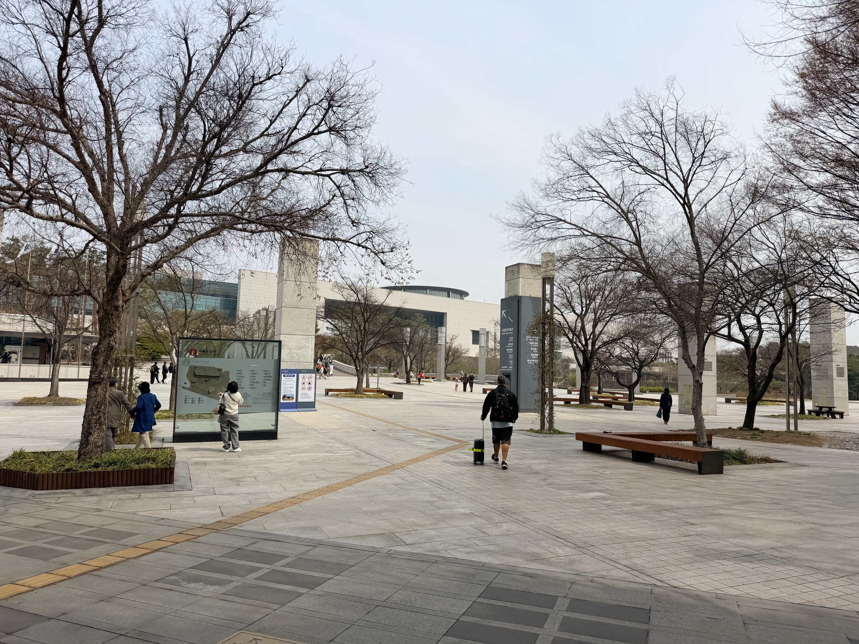 Exploring the National Museum of Korea alone in Seoul