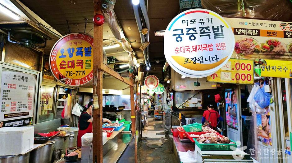 Gongdeok-dong Jokbal (Pork Trotters) Alley