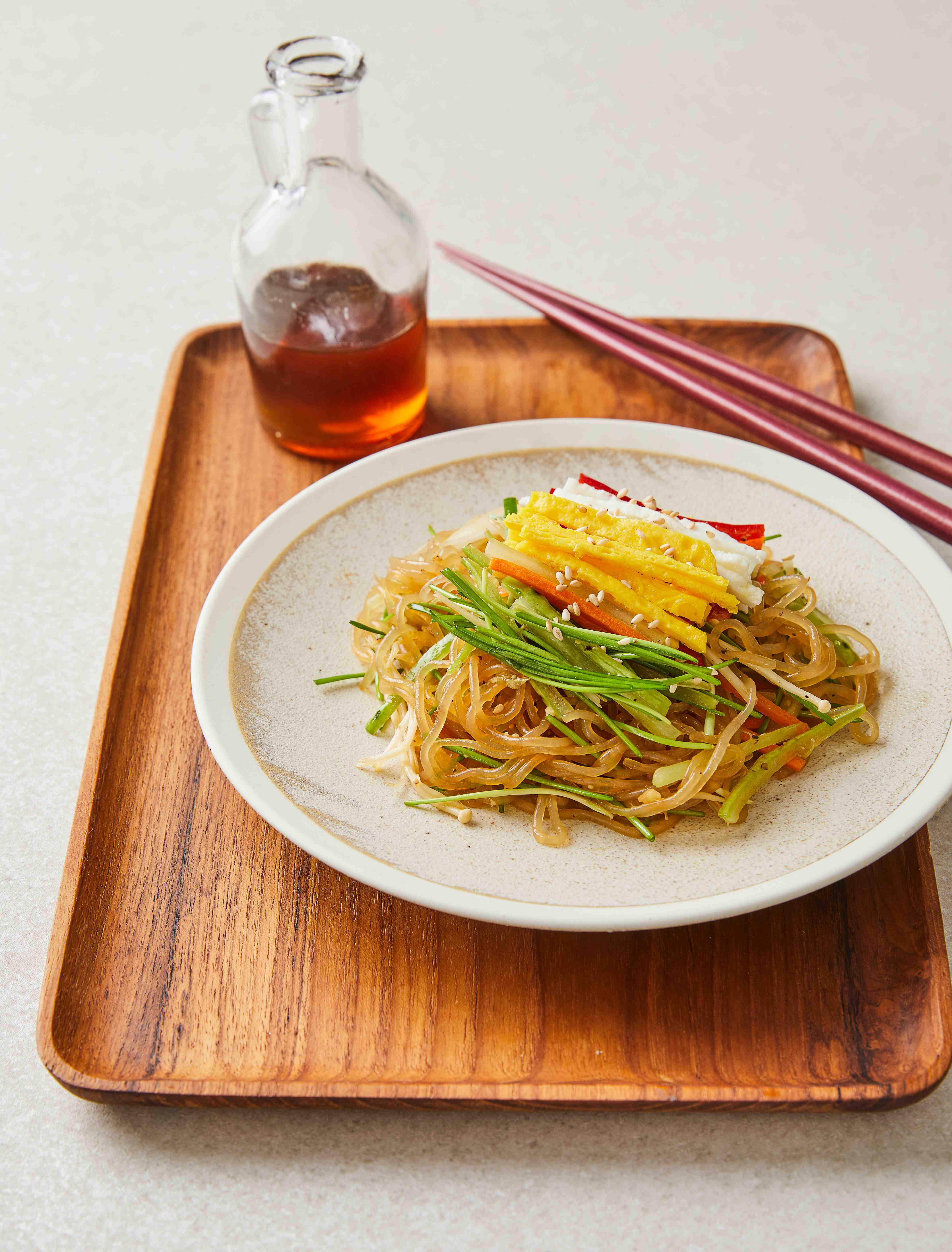 Japchae (Glass Noodle Stir-fry)
